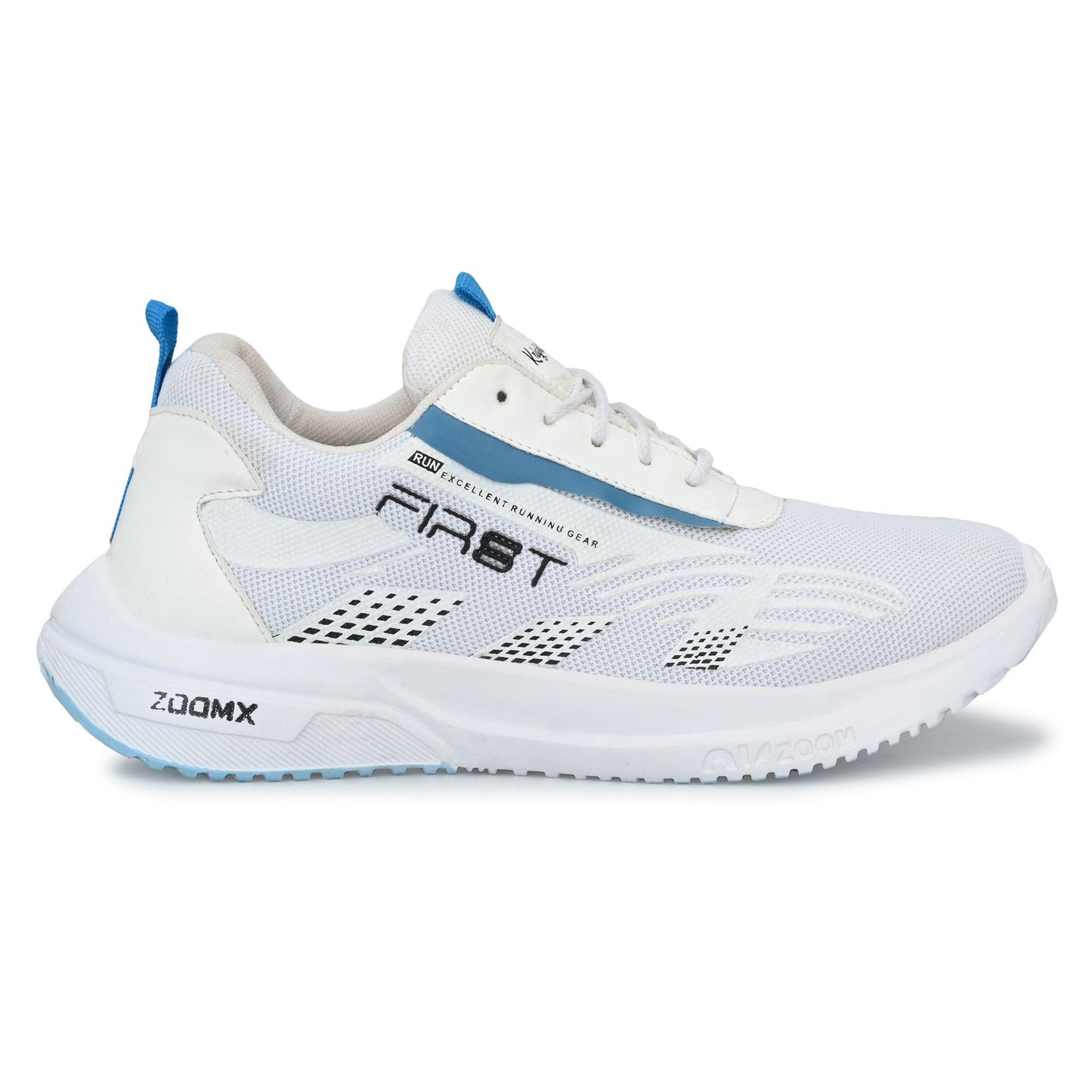 Knight Walkers Mesh Sneakers For Men White&Blue